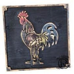 Rooster Wood Plaque