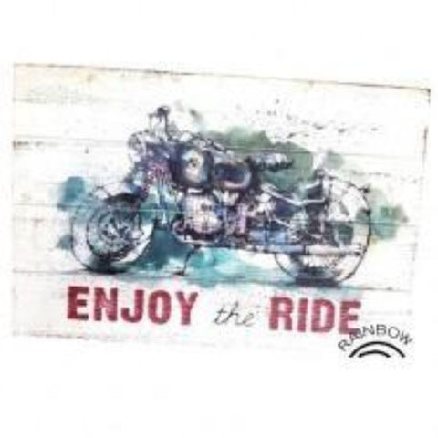 Enjoy the Ride Motorcycle Plaque