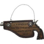 Gun Bible Sign Plaque