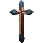 Red White & Blue 20" Wall Cross