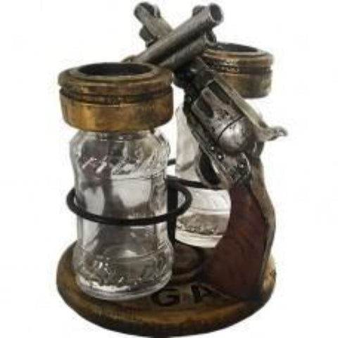 Double Gun Salt & Pepper Holder