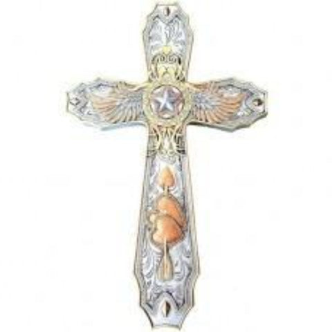 Heart with Wings 14" Cross