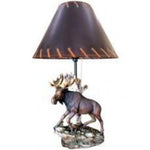 Moose Lamp with Shade