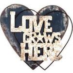 Love Grows Heart Plaque