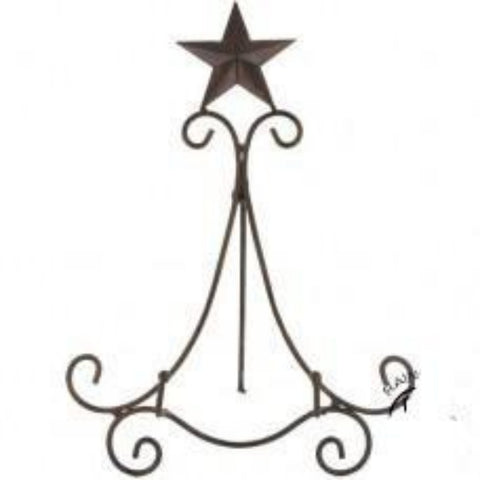 One Star Western Metal Easel