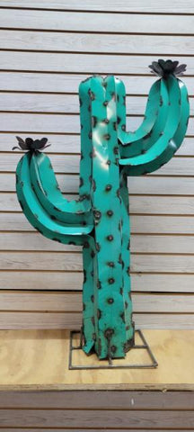 Medium Teal Cigar Cactus