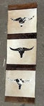 Cowhide Longhorn Table Runner 58" x 17"