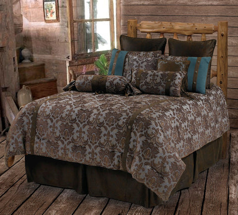 Fleur De Lis 5 Piece Bedding Set King